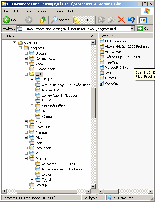 Windows Programs By Function