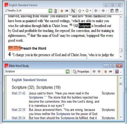 screenshot of Logos Bible Software